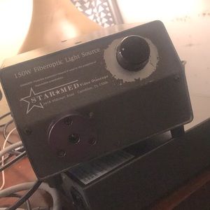 Star med 150 w fiberoptic light source video otoscope